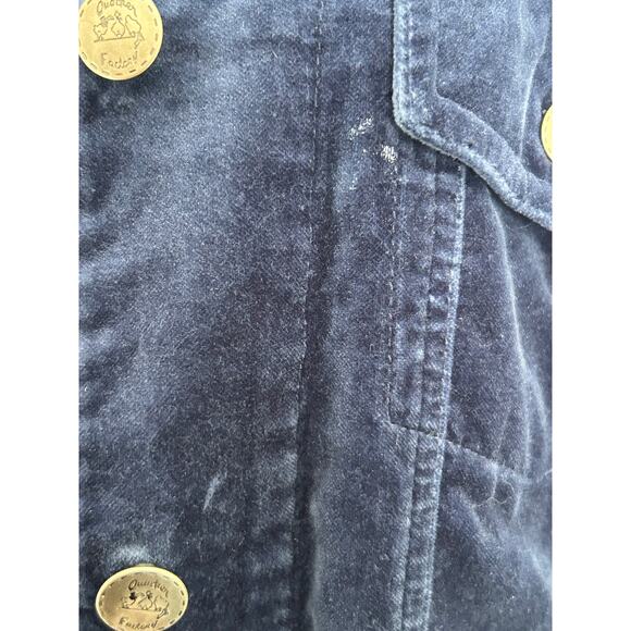 Quacker Factory Velvet Feel Snowman Bead/Embroidered Jacket, Sz Small - Picture 9 of 13